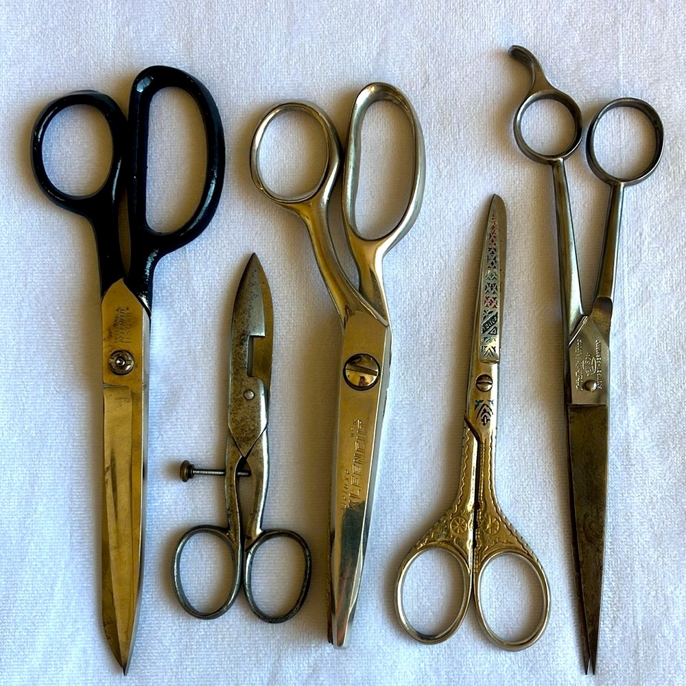 Vintage Scissors & Case